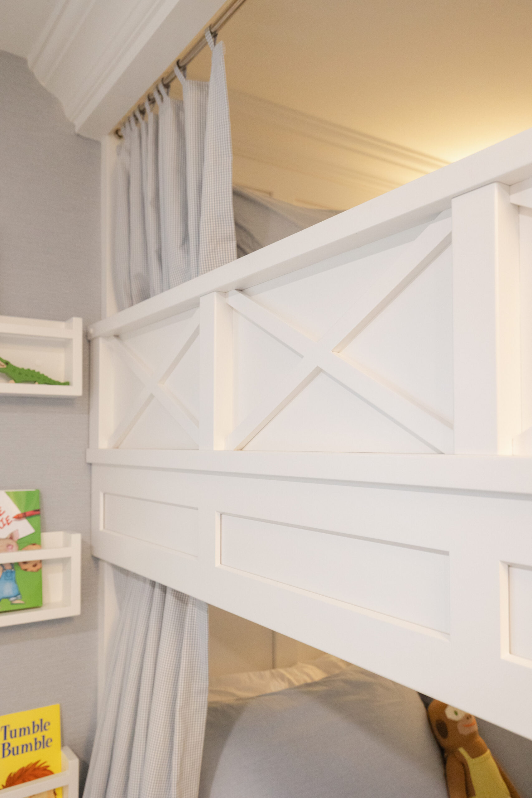built in bunk beds