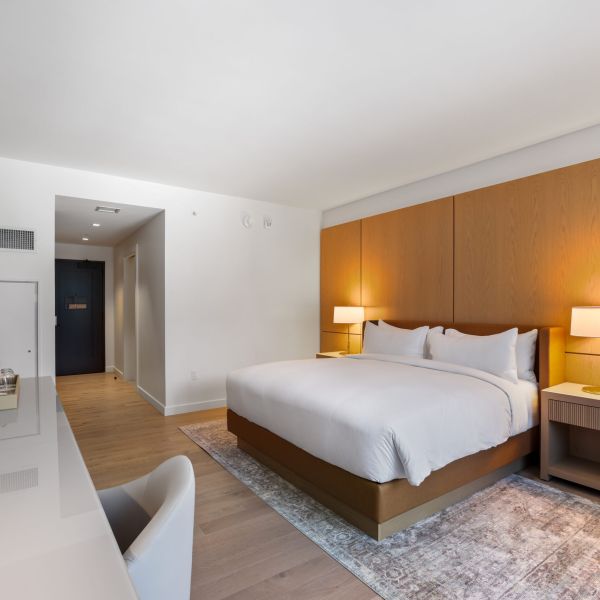 commercial boutique hotel room long view