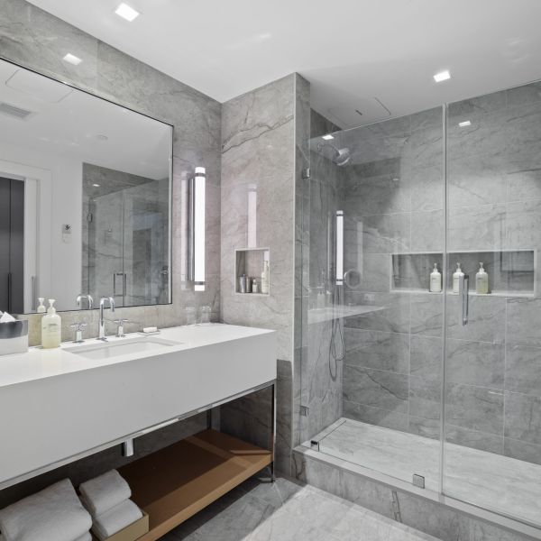 commercial boutique hotel shower
