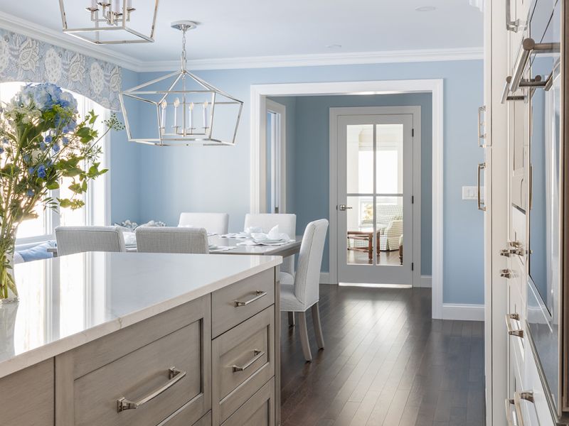 Lee Meier Interiors kitchen island view