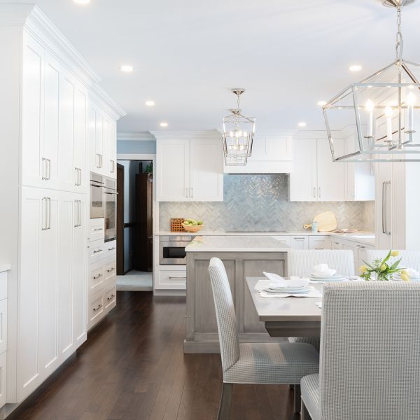 Lee Meier Interiors long kitchen view