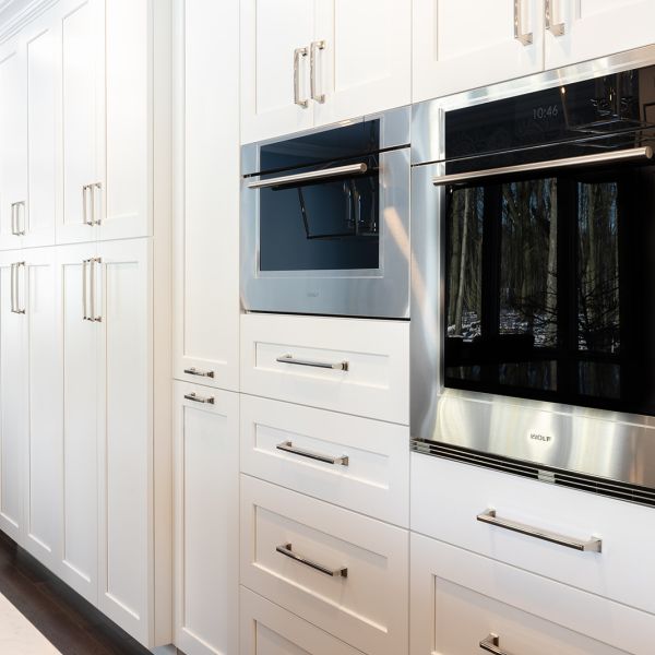 Lee Meier Interiors designer kitchen with oven cabinets