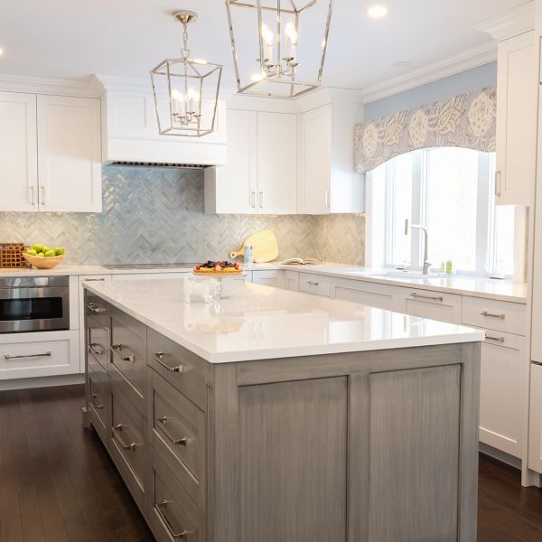 Lee Meier Interiors kitchen island view